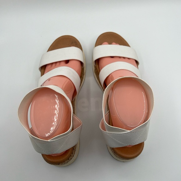 Steve Madden Bandi Platform White Sandals - size 10 - Picture 8 of 13